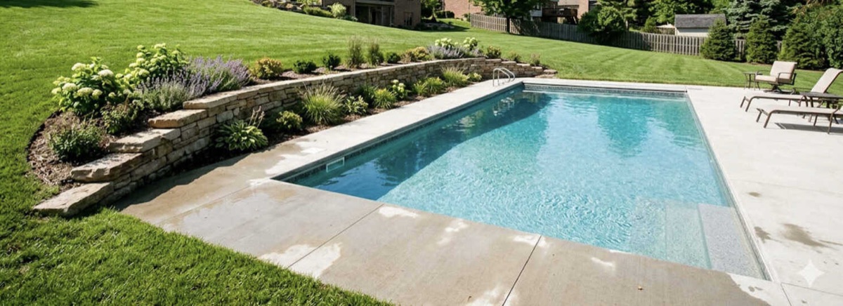 The Aquascapes Pools & Excavating team on a residential job site in Southwest Ohio